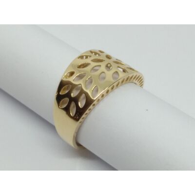 Sárga arany modern gyűrű