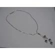 Ezüst nyaklánc swarovski kövekkel