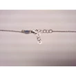 Ezüst nyaklánc színes swarovski köves medállal