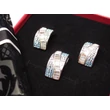 Swarovski kristály medál és fülbevaló szett