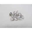 Ezüst swarovski kristály medál