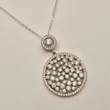 Ezüst cirkónia köves nyaklánc