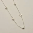 Ezüst cirkónia köves nyaklánc