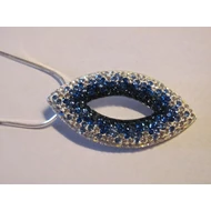 Ezüst swarovski medál