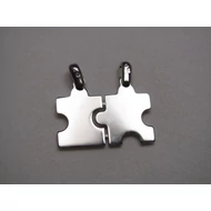 Ezüst széttörhető és gravírozható puzzle medál