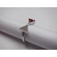 Ezüst cirkónia köves gyűrű
