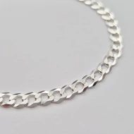 Ezüst férfi karkötő