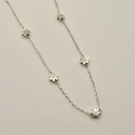 Ezüst cirkónia köves nyaklánc