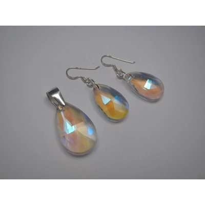 Swarovski fülbevaló és medál