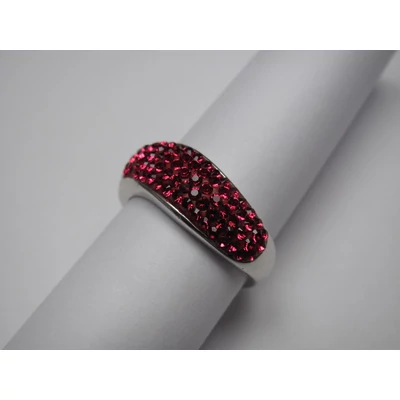Ezüst swarovski köves gyűrű