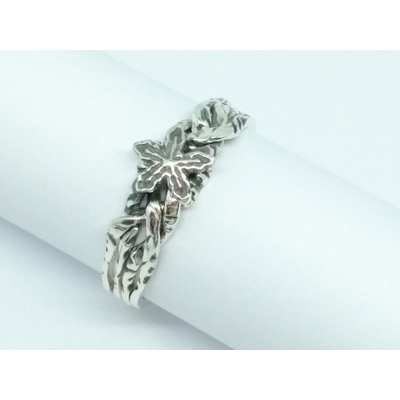 Ezüst antikolt erdész gyűrű