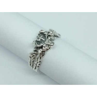 Ezüst antikolt vadász gyűrű