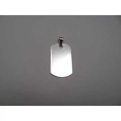 Ezüst gravírozható lapmedál