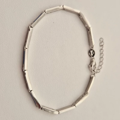 Ezüst opál köves karkötő