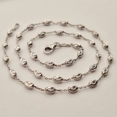 Ezüst vésett nyaklánc