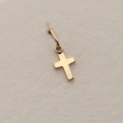 Sárga arany kereszt medál