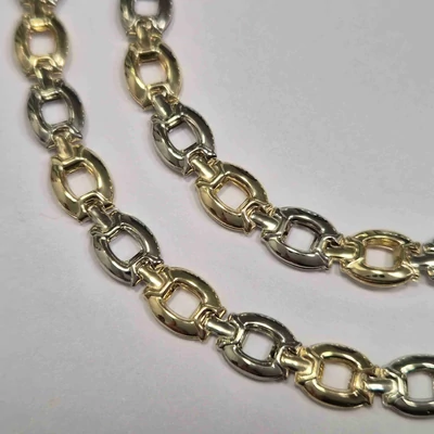 Sárga-fehér arany nyaklánc