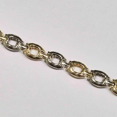 Sárga-fehér arany nyaklánc