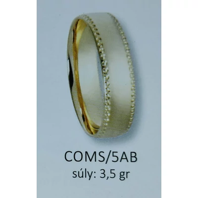 Sárga arany karikagyűrű