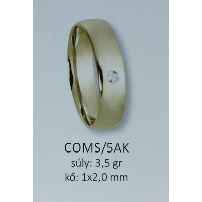 Sárga arany karikagyűrű
